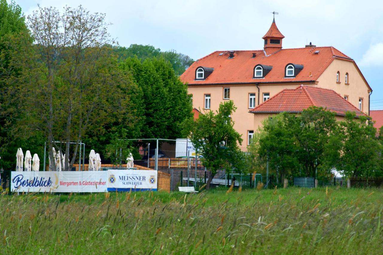 Boselblick Gaestezimmer & Biergarten Sörnewitz Exteriör bild
